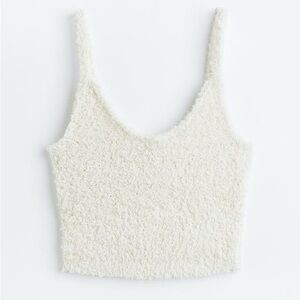 Fluffy crop top